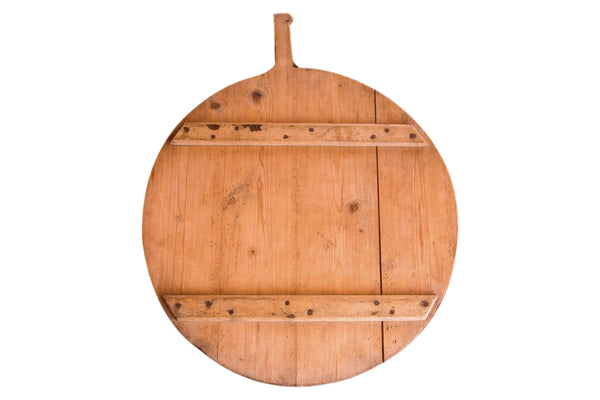 Large Vintage Wooden Pizza Serving Board // ONH Item 3152