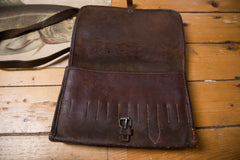 Vintage Leather Messenger Bag // ONH Item 3156 Image 5