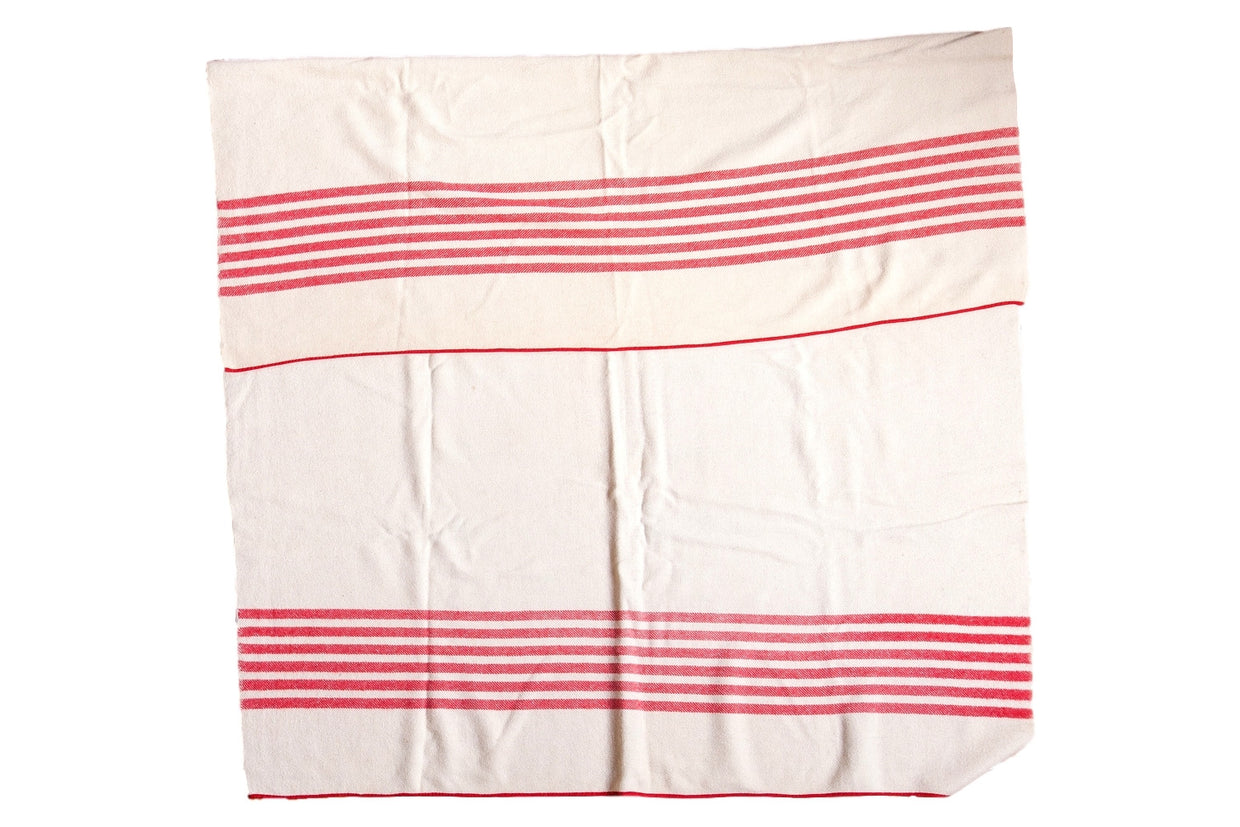 Large Vintage Wool Blanket // ONH Item 3183