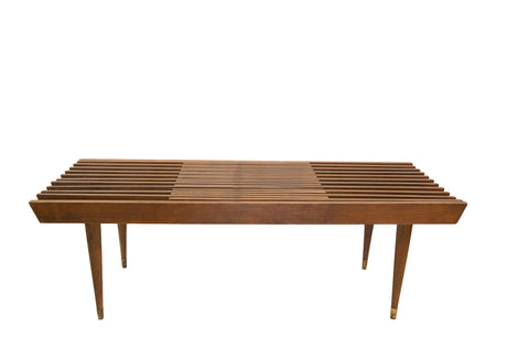 MCM Vintage Expandable Slat Bench // ONH Item 3188