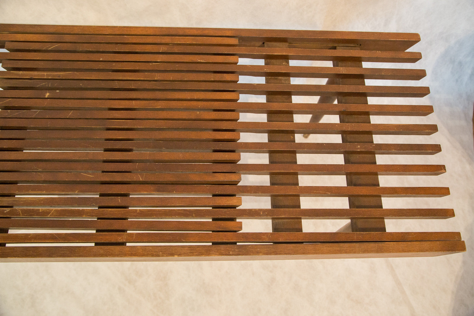 MCM Vintage Expandable Slat Bench // ONH Item 3188 Image 1