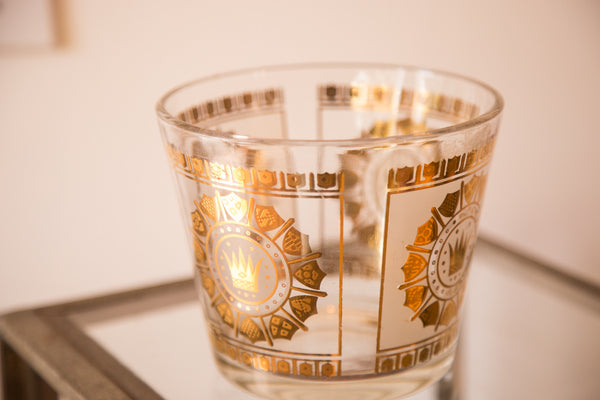 Mid Century Glass Ice Bucket // ONH Item 3196-B Image 1