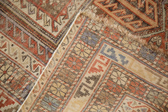 Antique Distressed Caucasian Rug