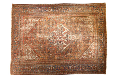 Antique Distressed Mahal Carpet