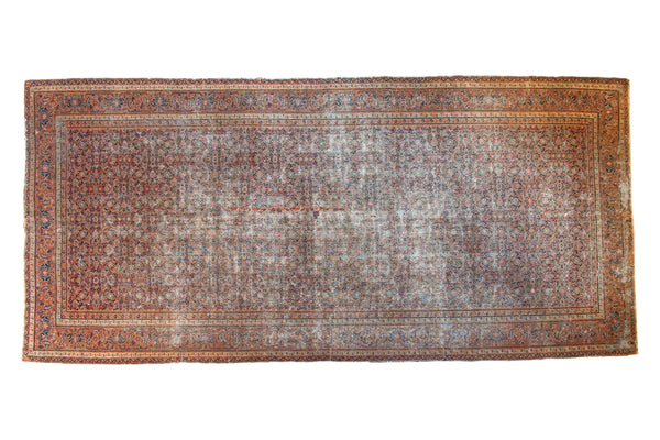 Antique Distressed Doroksh Gallery Rug Runner
