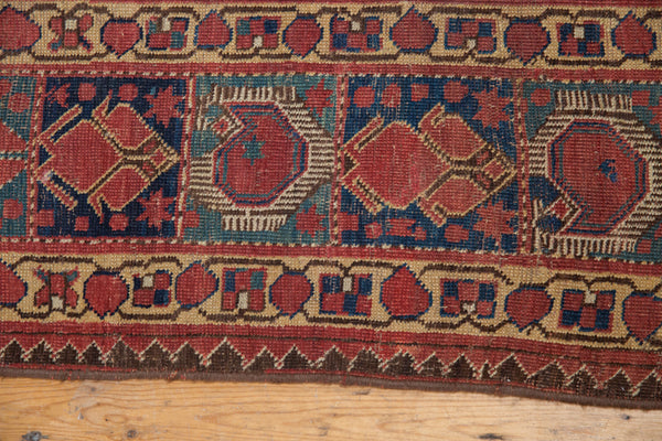 6.5x13 Antique Distressed Beshir Gallery Rug Runner // ONH Item 3209 Image 11