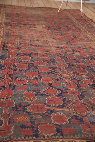 6.5x13 Antique Distressed Beshir Gallery Rug Runner // ONH Item 3209 Image 13