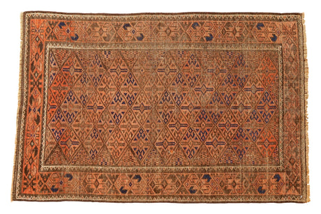 Vintage Distressed Belouch Rug