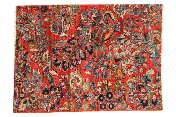 Vintage Sarouk Fragment Rug