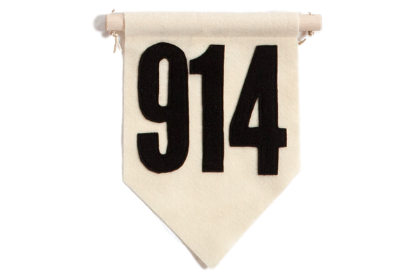 Westchester 914 Felt Flag // ONH Item 3224