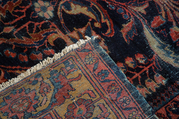 Vintage Persian Lilihan Square Rug