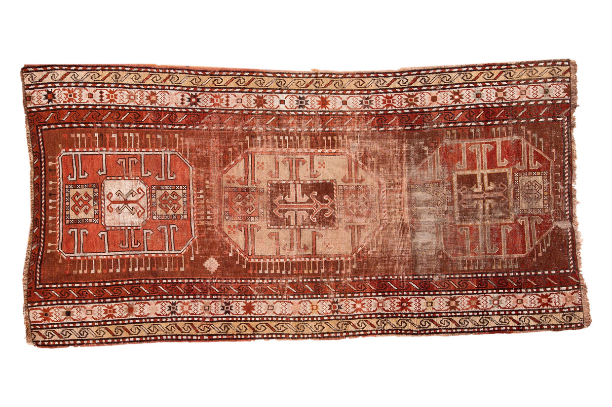 Antique Caucasian Rug Runner