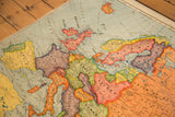 Vintage Cram's Europe map detail showing Central and Eastern European nations in soft hues.