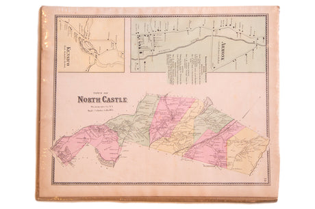 Antique map of Armonk NY and North Castle New York