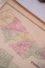 North Castle and Armonk antique map 