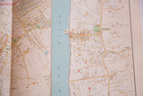 Detailed antique map segment featuring Irvington and properties along the Hudson River.