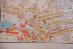 Antique map of the city of Yonkers NY located in Westchester County just south of NYC