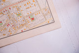 Corner view of the antique Yonkers map, highlighting the Julius Bien 1893 copyright.