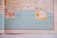 Beautiful antique map of the city of Yonkers NY 