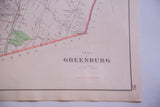 Late 19th century Greenburgh map section, 