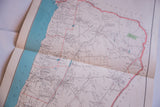 Section of the late 19th century Greenburgh map highlighting towns and red county boundary.