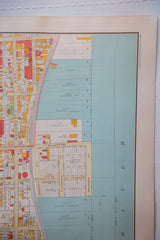 Antique Yonkers city map detail: 1893 copyright by Julien Bien, with Ashburton Street.