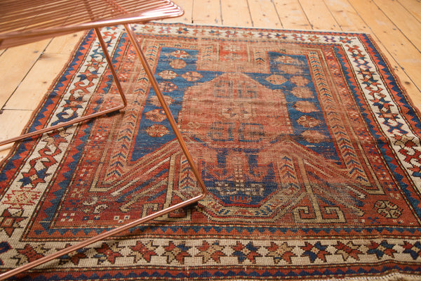 4x4.5 Antique Sewan Caucasian Square Rug // ONH Item 3374 Image 5
