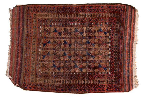 3x4 Antique Belouch Rug // ONH Item 3375