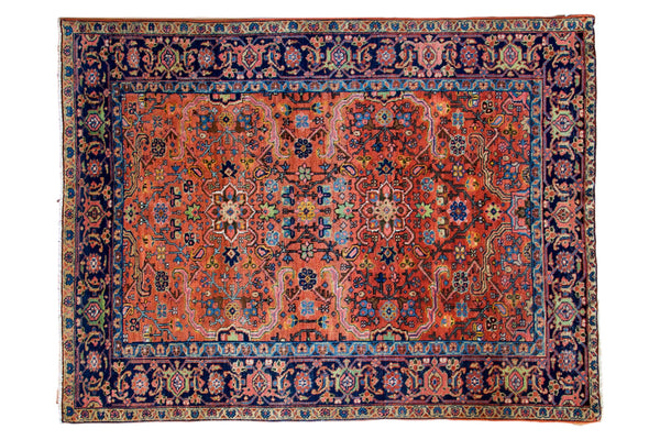 4.5x6 Vintage Heriz Rug // ONH Item 3401