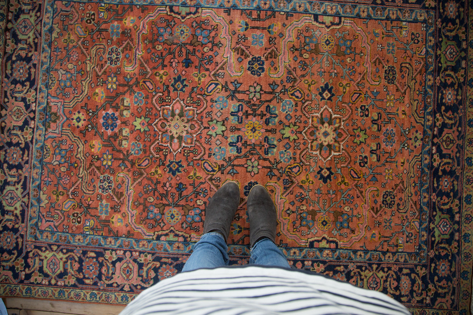 4.5x6 Vintage Heriz Rug // ONH Item 3401 Image 1