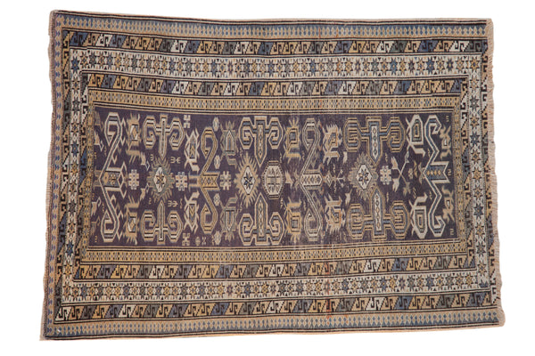 3x4 Vintage Shirvan Square Rug // ONH Item 3402