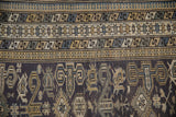Intricate star main border and serpent motifs of a vintage Shirvan collector rug.