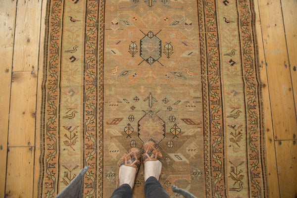 4x8.5 Antique Caucasian Rug Runner // ONH Item 3407 Image 1