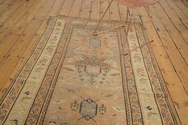 4x8.5 Antique Caucasian Rug Runner // ONH Item 3407 Image 8