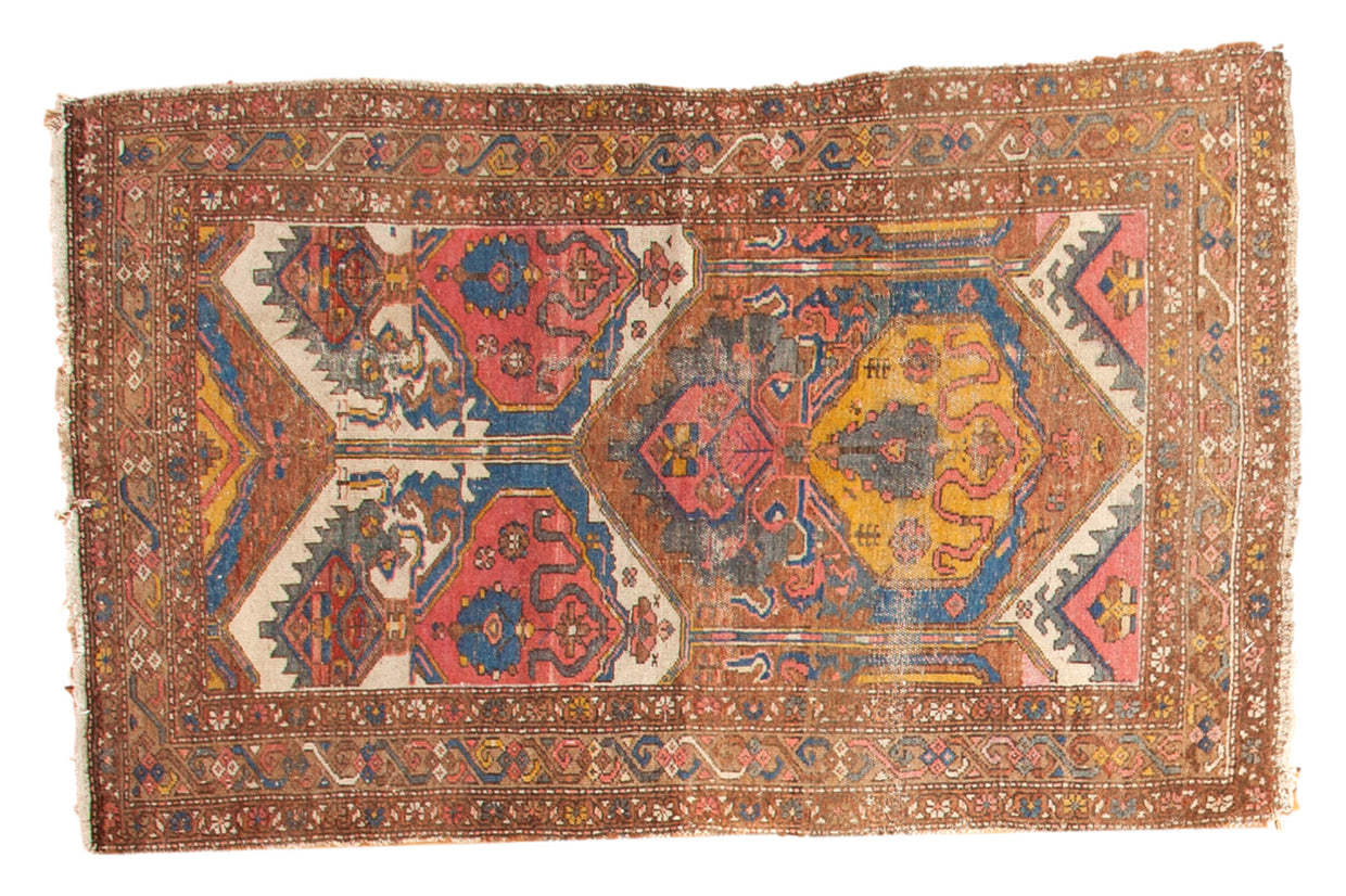 Vintage Persian Lilihan Rug