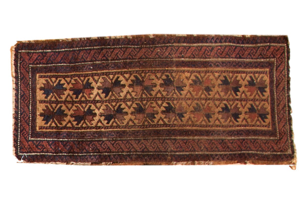 1'5" x 3'2" Antique Belouch Rug Runner / Item 3420 image 1