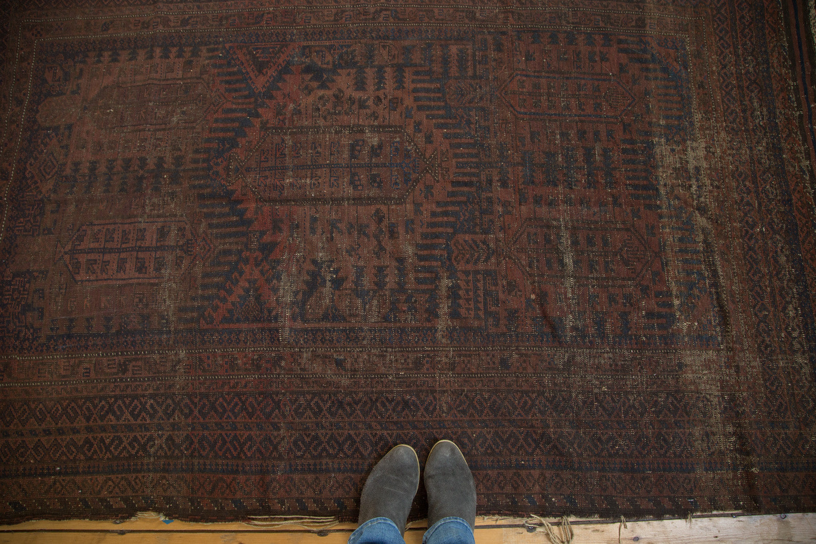 4.5x8.5 Vintage Belouch Carpet // ONH Item 3421 Image 1