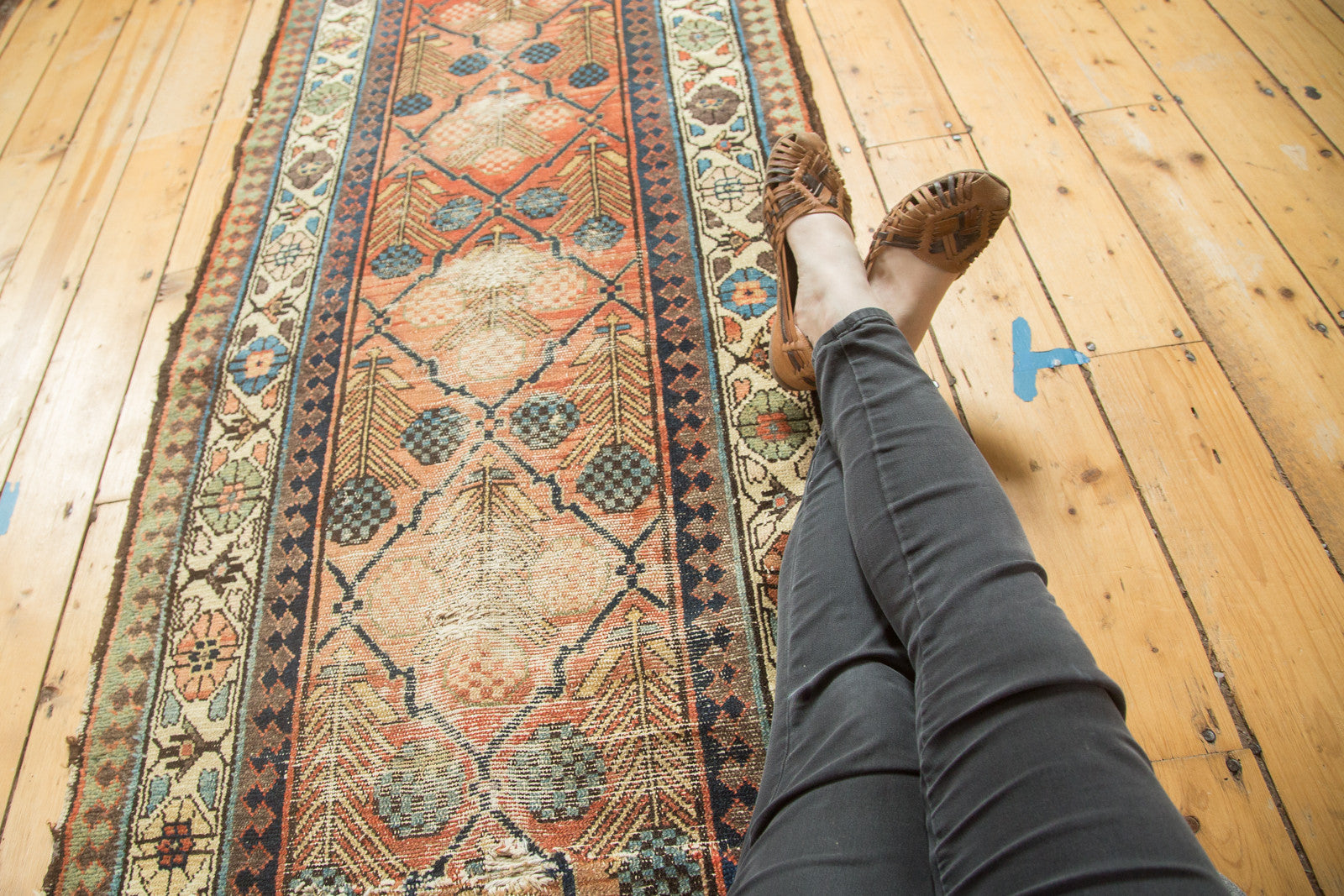 Antique Hamadan Rug Runner