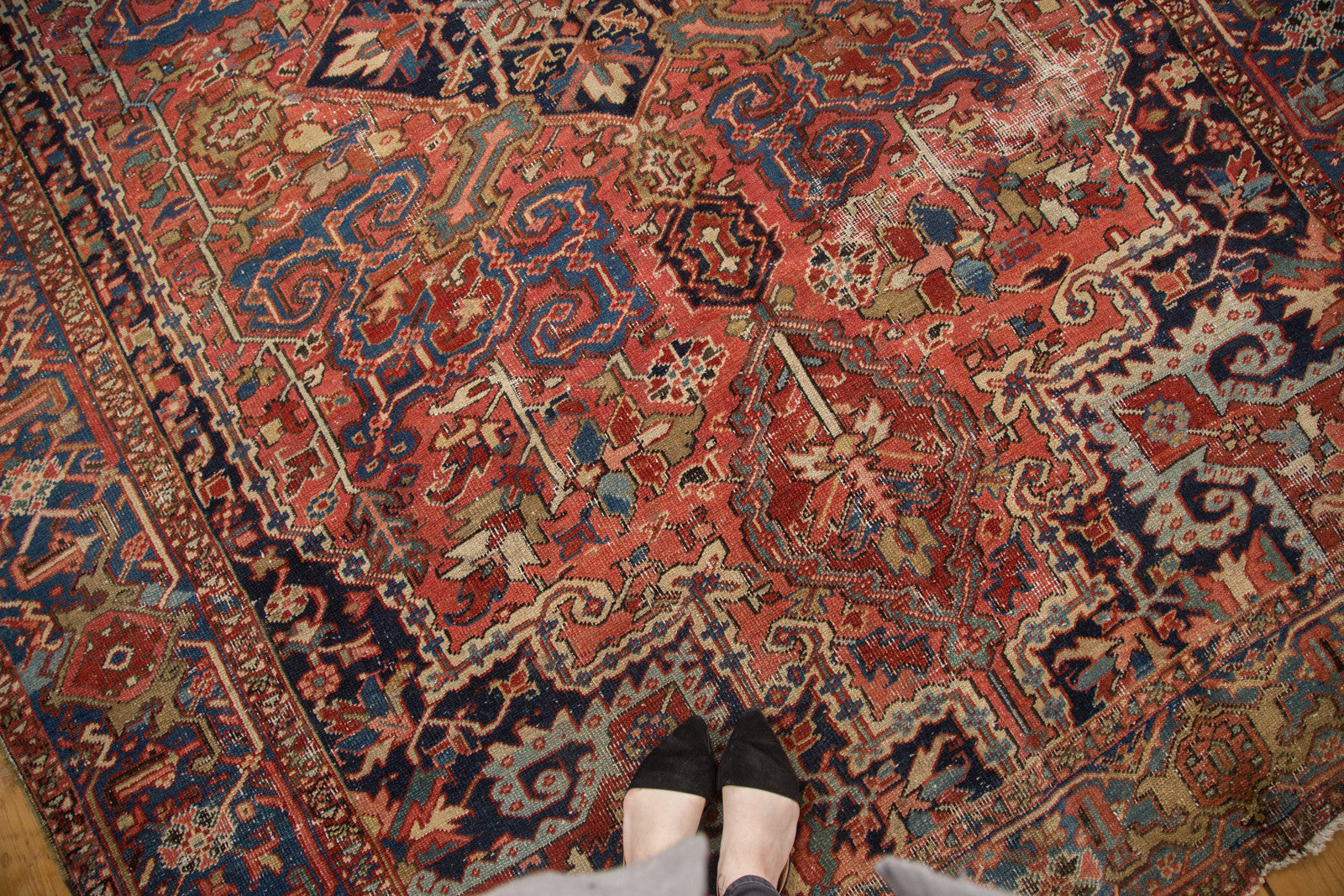 Vintage Heriz Carpet
