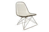 Original Eames wire LKR chair with its iconic grid seat and rare geometric cat's cradle base.