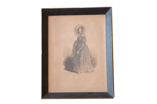 Antique Hand Colored Lithograph // ONH Item 3447