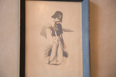 Antique Hand Colored Lithograph // ONH Item 3448 Image 1
