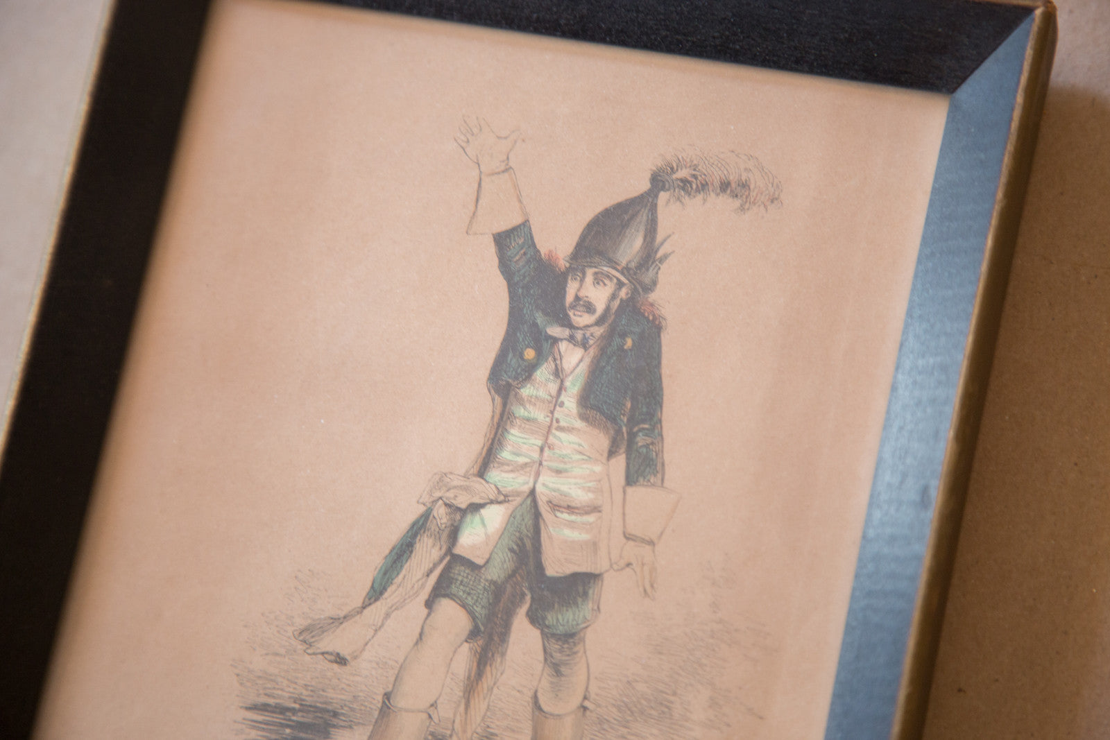 Antique Hand Colored Lithograph // ONH Item 3449 Image 1