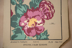 Vintage 1920's Botanical Painting // ONH Item 3451 Image 1