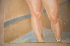 Vintage Full Figure Nude Painting // ONH Item 3453 Image 2