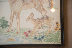 Vintage Embroidery Art of Bambi Deer // ONH Item 3454 Image 4