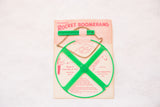 Mid Century Pearson's Rocket Boomerang in original, peach-toned retail packaging.