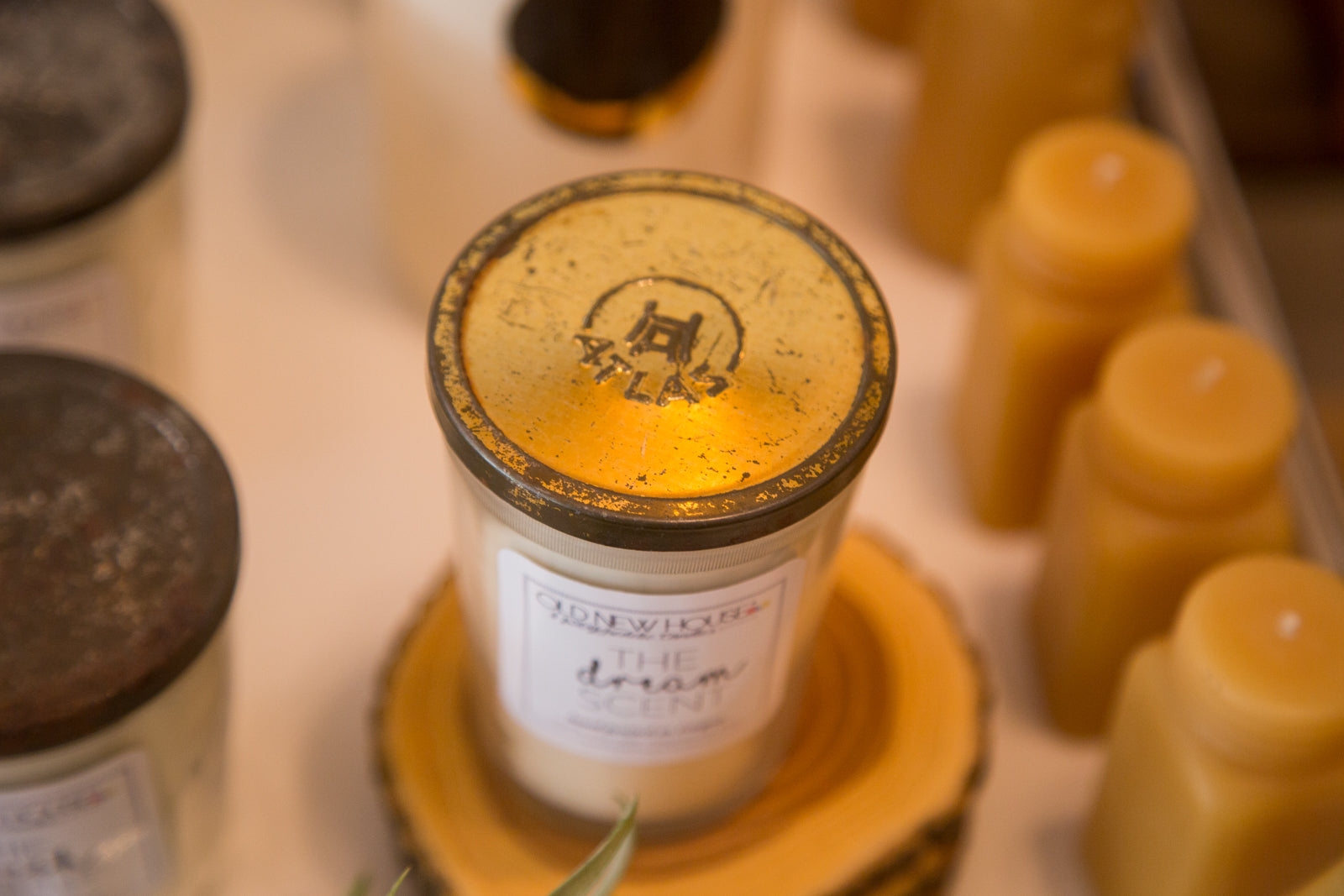 Vintage Jelly Jar Soy Candle - DREAM // ONH Item 3527 Image 1