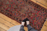 Vintage Sarouk Rug Runner