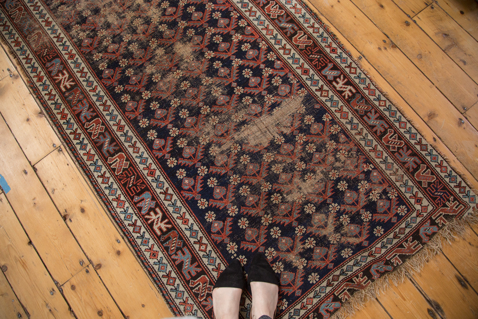Vintage Hamadan Rug Runner